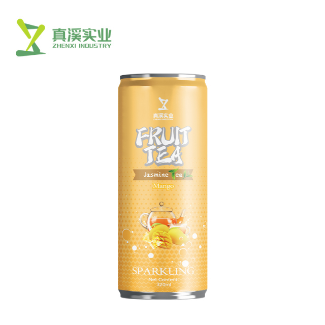 ZhenXi 320ml Premium Grape Rose And Hibiscus Flavor Canned Fruit Tea