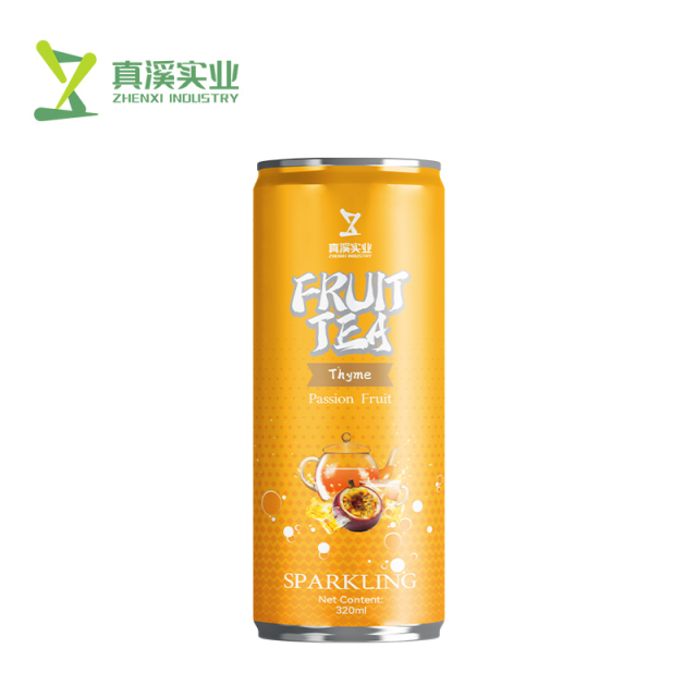ZhenXi 320ml Premium Grape Rose And Hibiscus Flavor Canned Fruit Tea