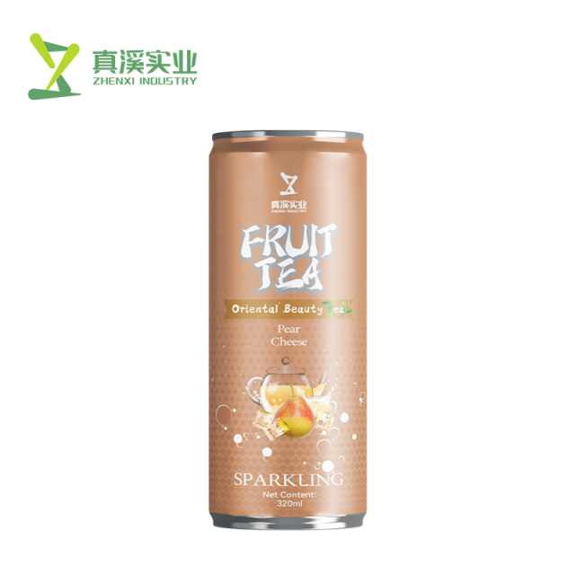 ZhenXi 320ml Premium Kiwi Pineapple And Mint Flavor Canned Fruit Tea
