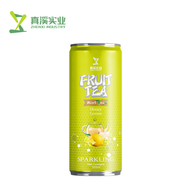 ZhenXi 320ml Premium Honey Lemon And Mint Flavor Canned Fruit Tea