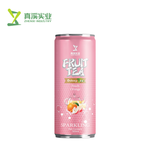 ZhenXi 320ml Premium Lychee Grapefruit And Jasmine Flavor Canned Fruit Tea