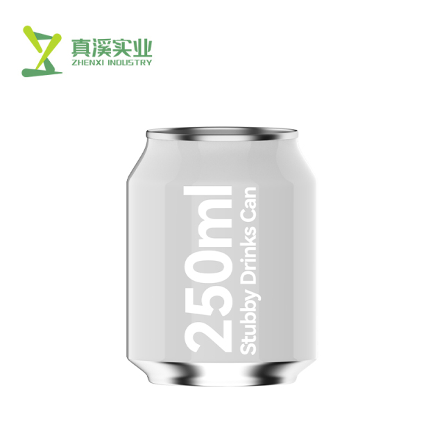 ZhenXi Stubby Printable 250ml Aluminum Beverage Cans Wholesale