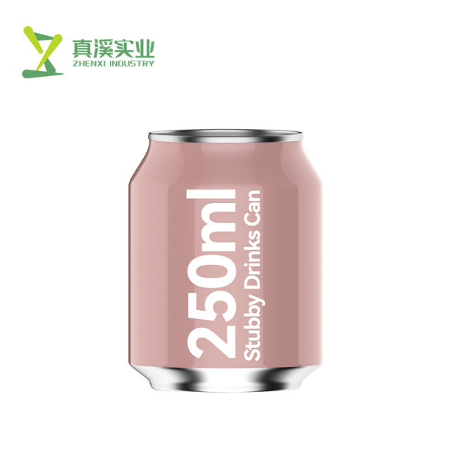 ZhenXi Stubby Printable 250ml Aluminum Beverage Cans Wholesale