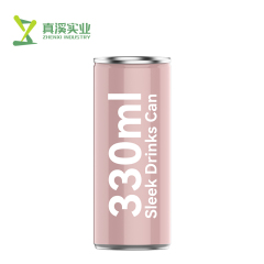 Sleek 330ml Aluminum Beverage Cans | Custom Printed Wholesale