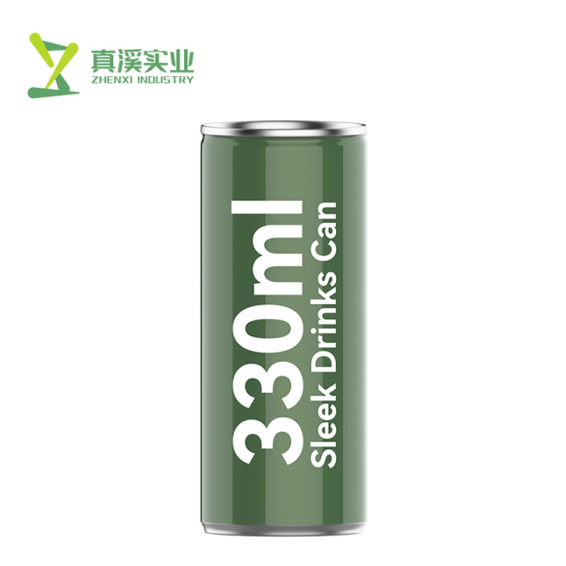 Sleek 330ml Aluminum Beverage Cans | Custom Printed Wholesale