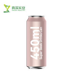ZhenXi SuperSleek Printable 450ml Aluminum Beverage Cans Wholesale