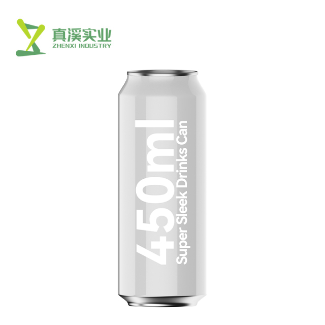 ZhenXi SuperSleek Printable 450ml Aluminum Beverage Cans Wholesale