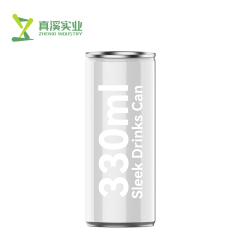 Sleek 330ml Aluminum Beverage Cans | Custom Printed Wholesale