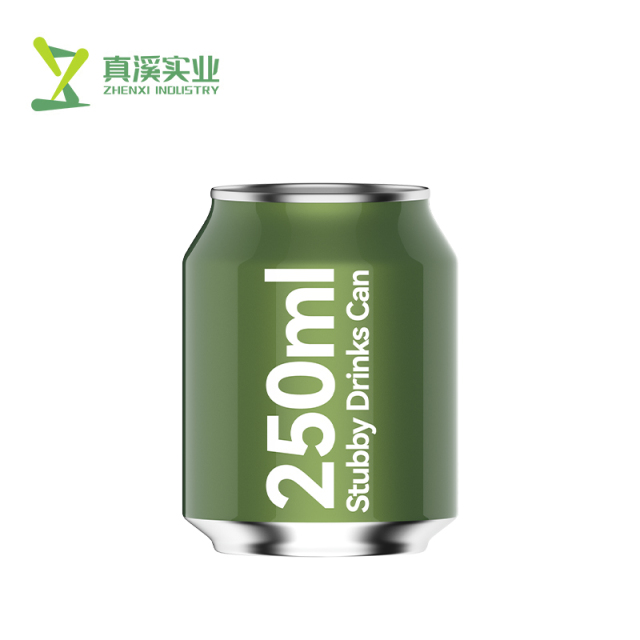 ZhenXi Stubby Printable 250ml Aluminum Beverage Cans Wholesale