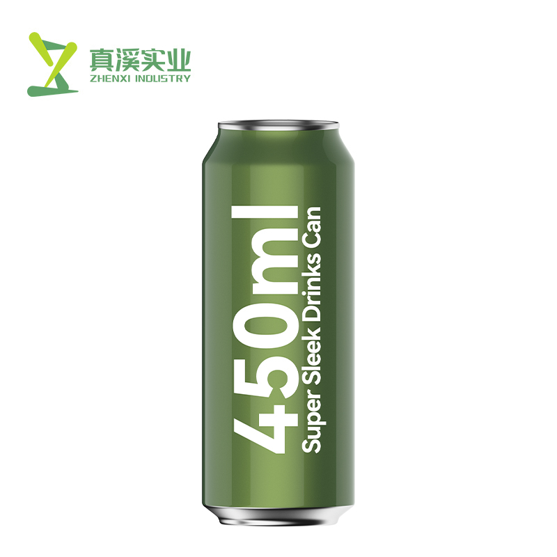 ZhenXi SuperSleek Printable 450ml Aluminum Beverage Cans Wholesale