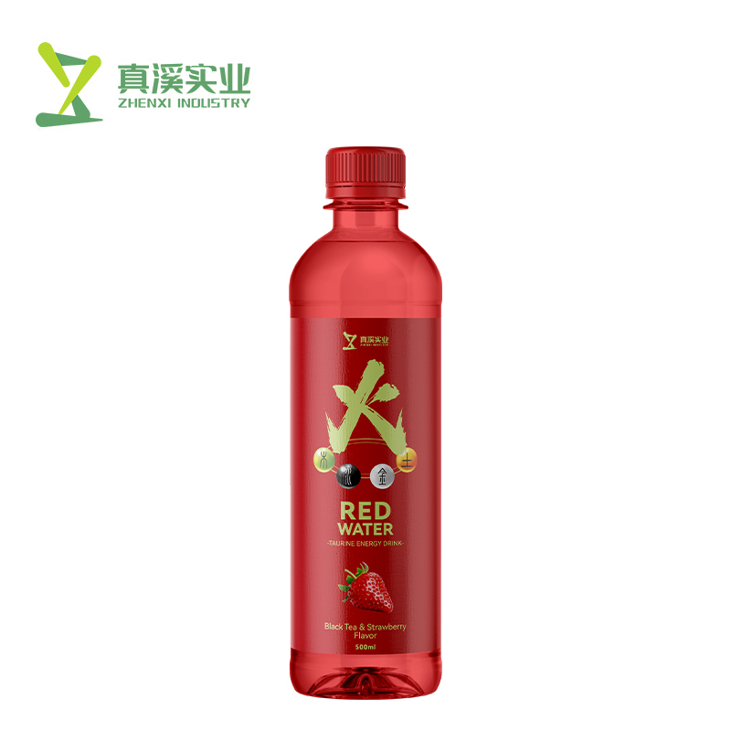 Custom Strawberry Black Tea Taurine Energy Drink – 500ml Professional OEM Supply