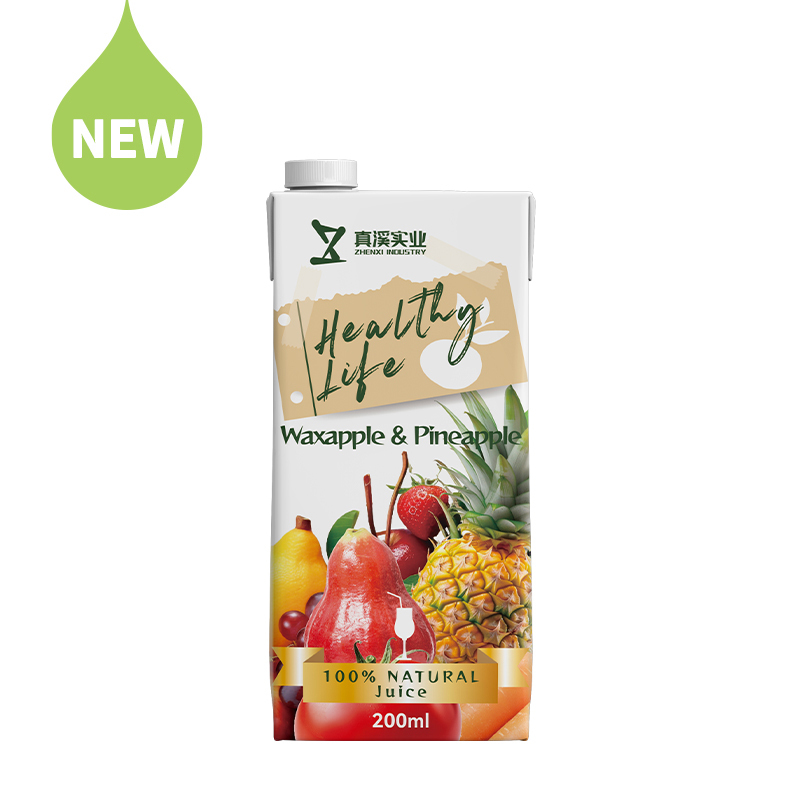 ZhenXi Apple & Bitter Melon Mixed Fruit and Vegetable Juice | Carton, 200Ml