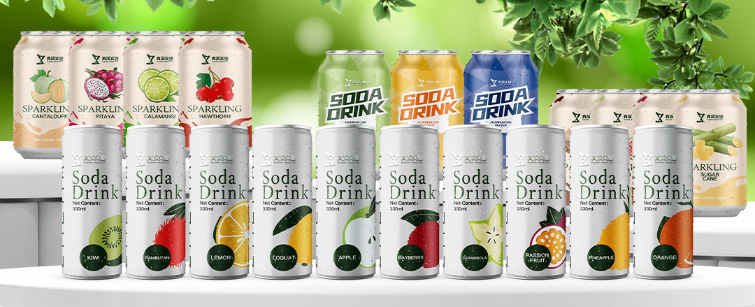 330ml ZhenXi Soda Water With Jackfruit Flavor | Sleek Can