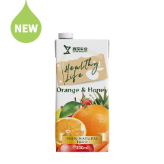 ZhenXi Orange & Lotus Root Mixed Fruit and Vegetable Juice | Carton, 200Ml