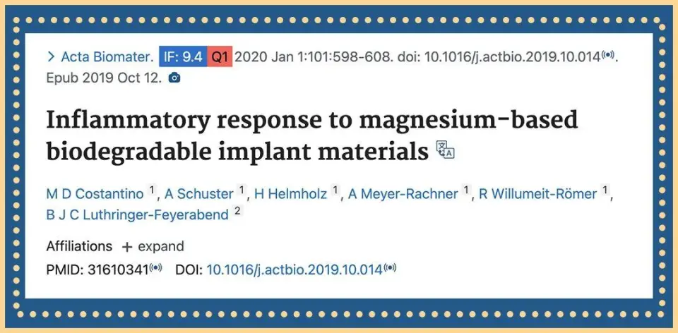 Magnesium is anti-inflammatory