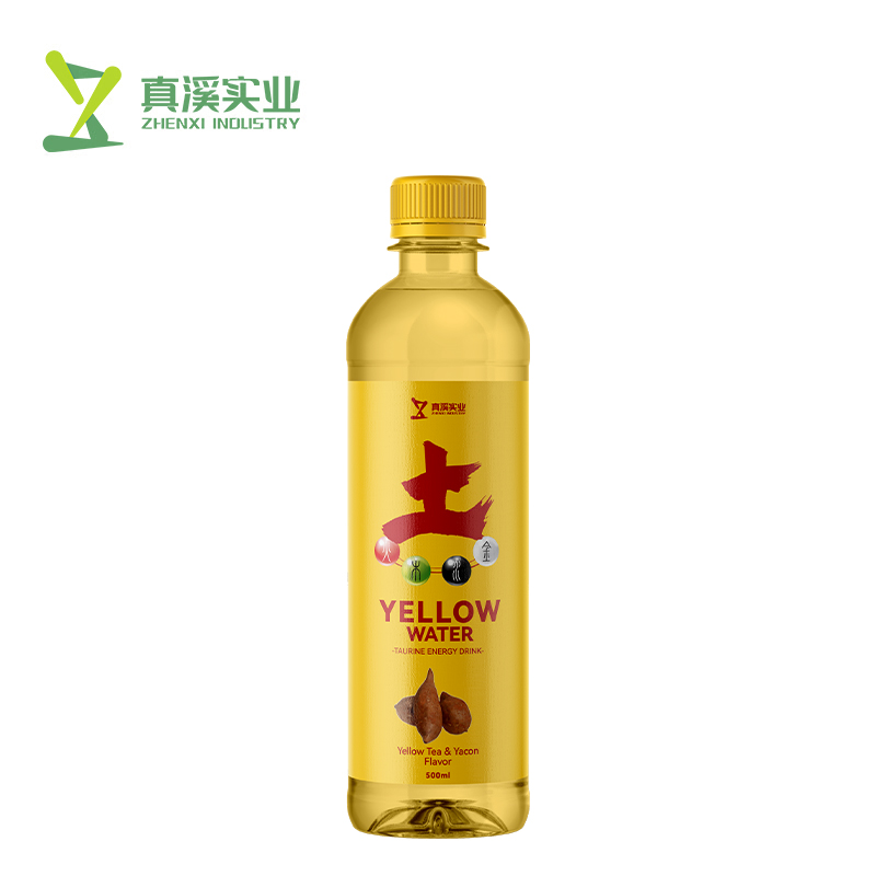 ZhenXi Yellow Tea Yacon Flavor Taurine Energy Drink | Bottle, 500Ml