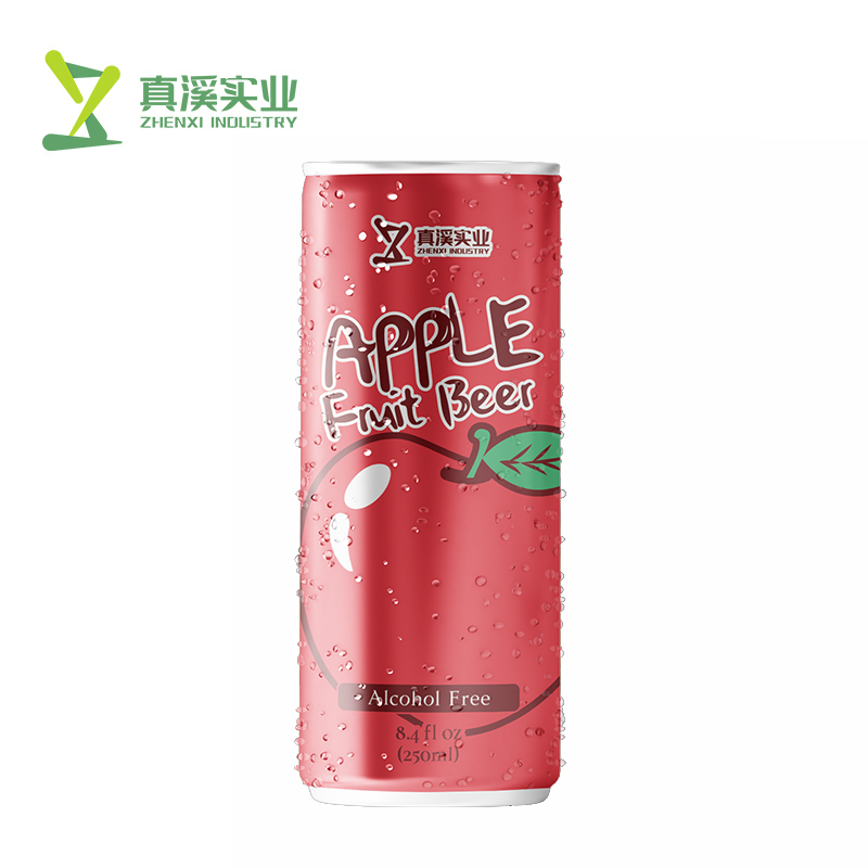 ZhenXi 250ml Apple Flavored Non-Alcoholic Craft Fruit Beer