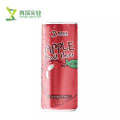 ZhenXi 250ml Apple Flavored Non-Alcoholic Craft Fruit Beer
