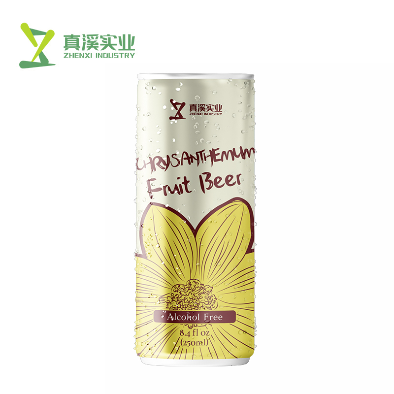 ZhenXi 250ml Peach Flavored Non-Alcoholic Craft Fruit Beer