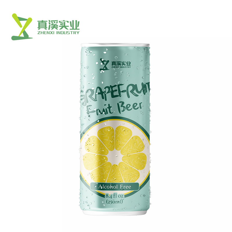 ZhenXi 250ml Peach Flavored Non-Alcoholic Craft Fruit Beer