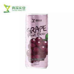 ZhenXi 250ml Grape Flavored Non-Alcoholic Craft Fruit Beer