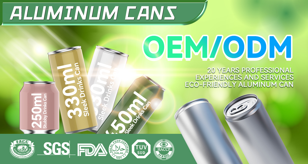 ZhenXi Sleek Printable 330ml Aluminum Beverage Cans Wholesale