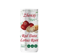 ZhenXi 250ML NFC 100% Natural Lotus Root Red Date Juice