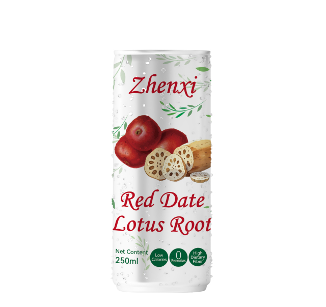 ZhenXi 250ML NFC 100% Natural Lotus Root Red Date Juice