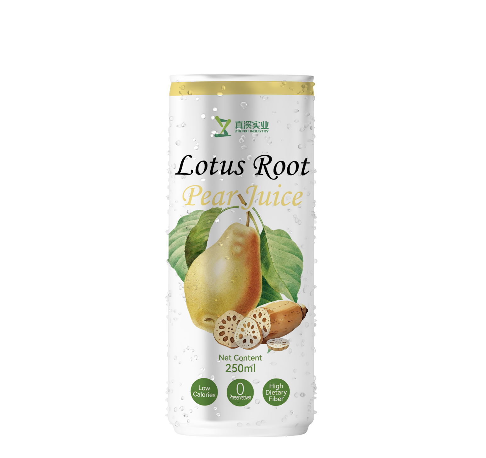 ZhenXi 250ML NFC 100% Natural Lotus Root Pear Juice