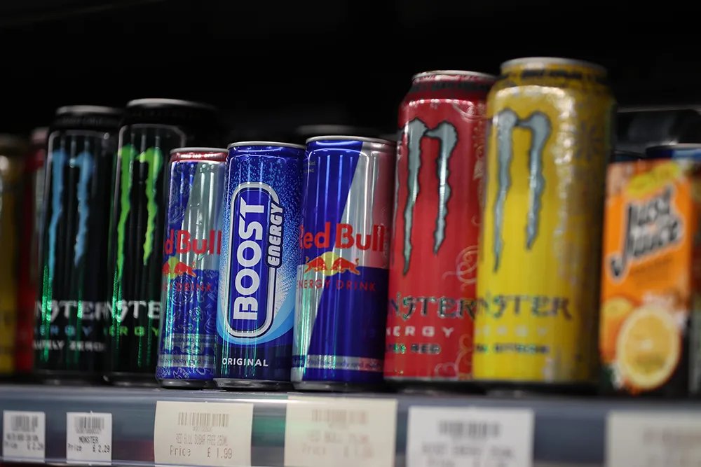 Can minors drink energy drinks?