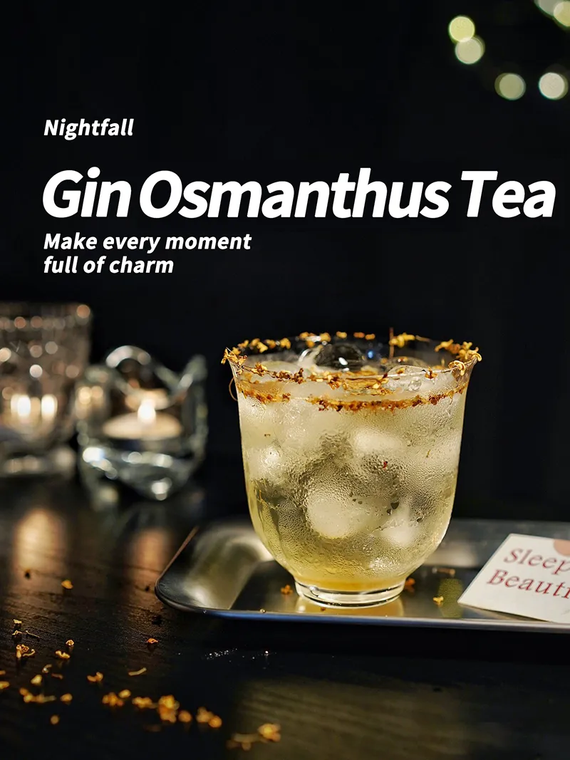 Gin Osmanthus Tea Cocktail