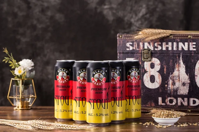 500ml Craft Stout Beer | Dark Wheat Beer OEM Manufacturer