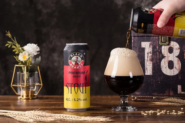 500ml Craft Stout Beer | Dark Wheat Beer OEM Manufacturer