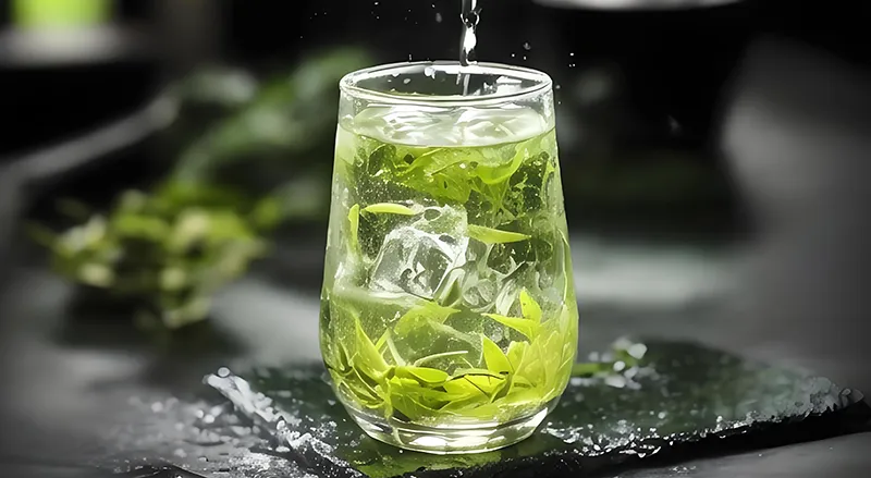 Green tea, people drink it to feel light, calm, and clear