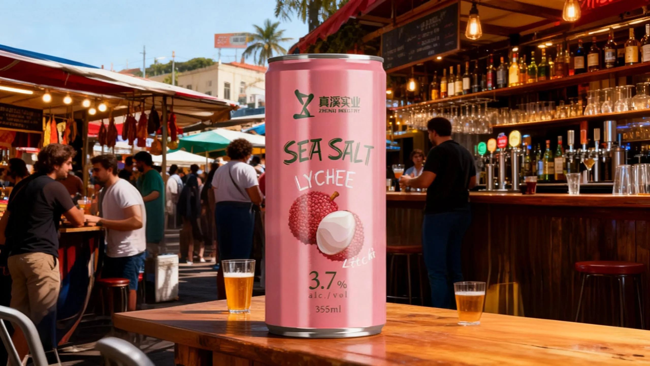 355ml ZhenXi Craft Beer Lychee Flavor