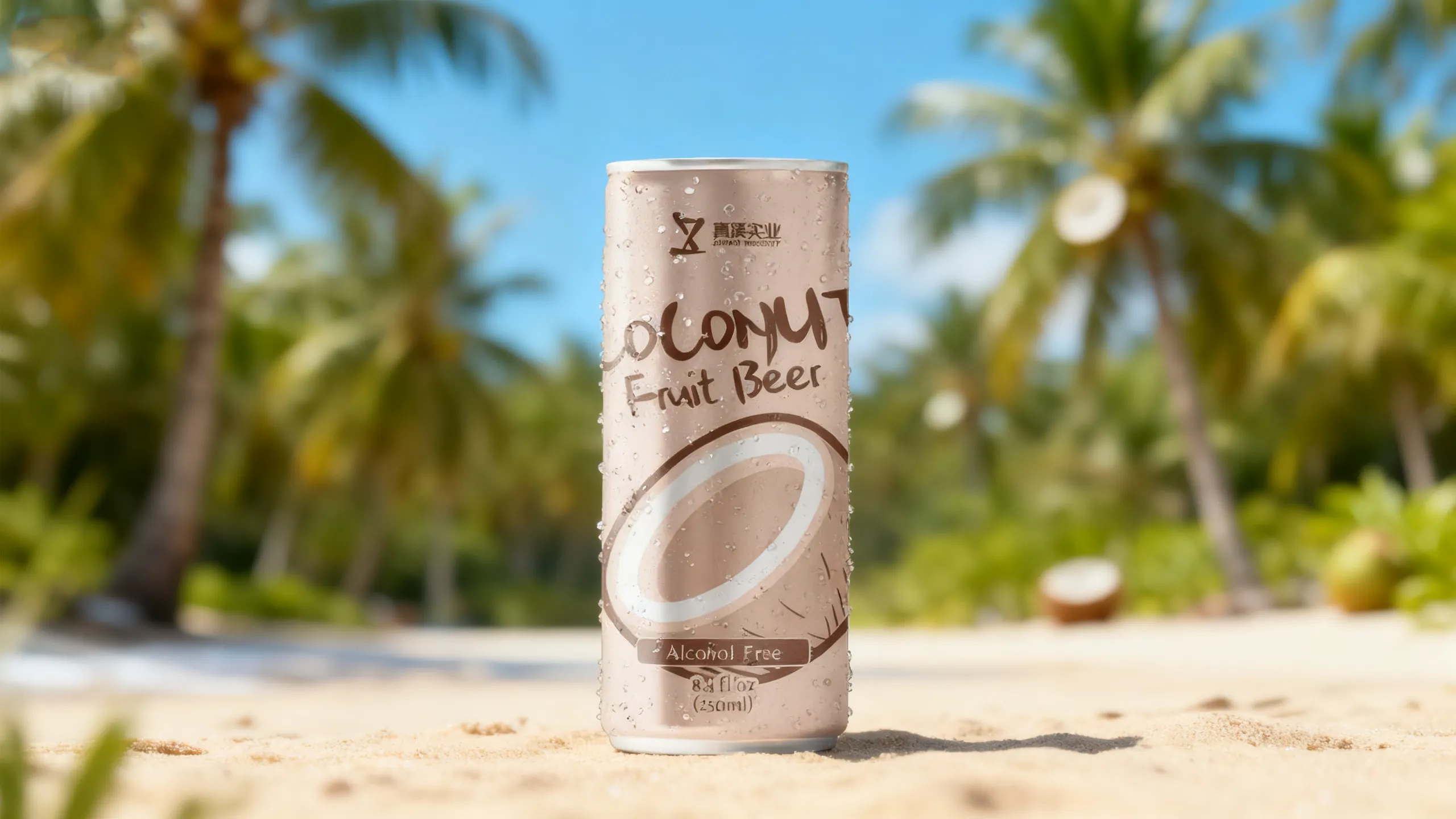 ZhenXi 250ml Coconut Flavored Non-Alcoholic Craft Fruit Beer