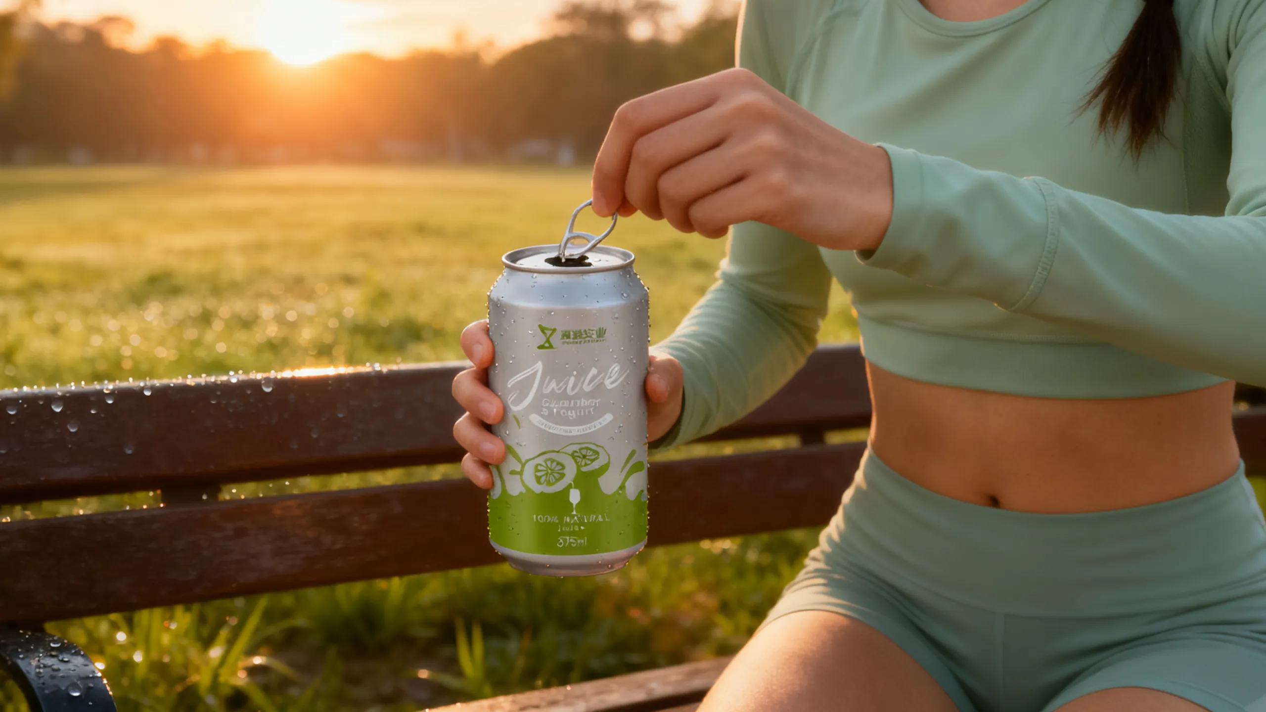 ZhenXi 375ml Canned Yogurt Cucumber Juice for Relieve Constipation