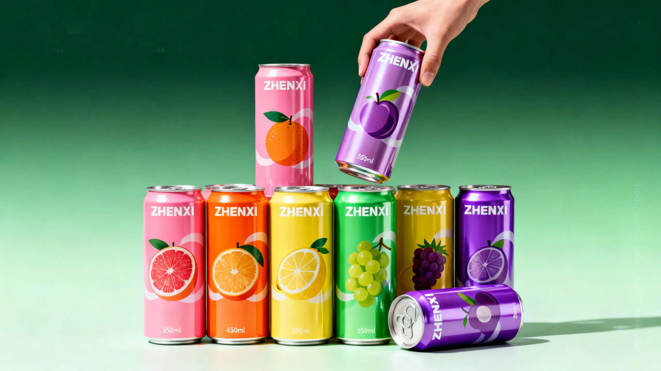 ZhenXi Printable 450ml Aluminum Beverage Cans Wholesale
