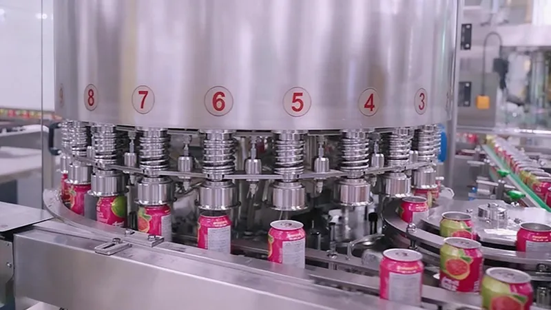 fruit tea manufacturing production line aluminum can filling