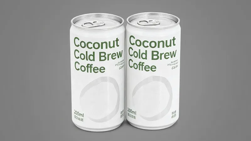 coconut cold brew coffee can