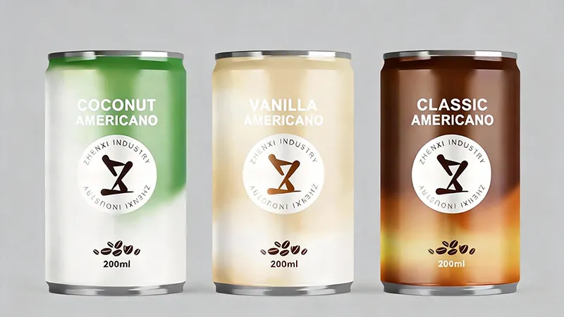 flavored canned cold brew coffee