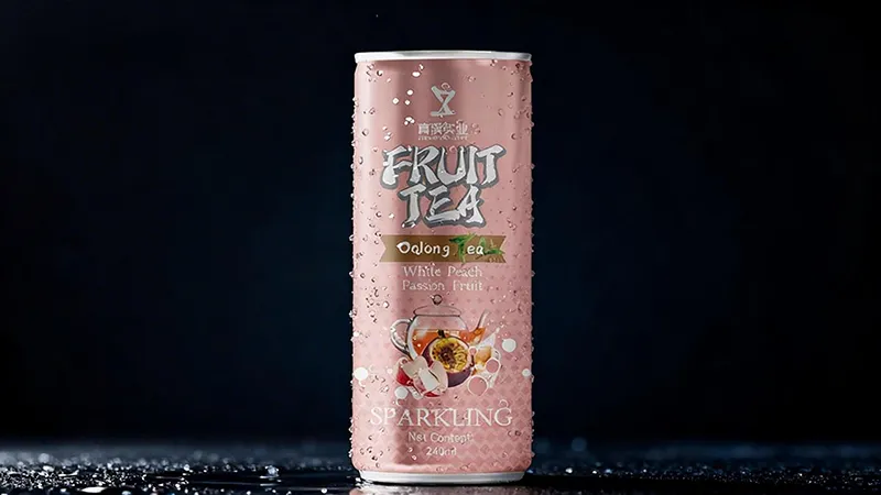 fruit tea OEM manufacturer 250ml canned oolong tea