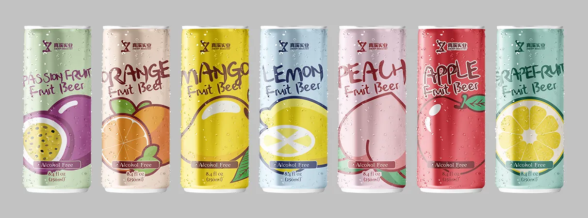 custom non alcoholic beer aluminum cans OEM private label