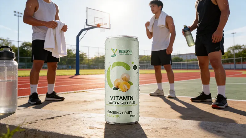 355ml ZhenXi Natural Ginseng Fruit Flavor Water Soluble Vitamin C Energy Drink