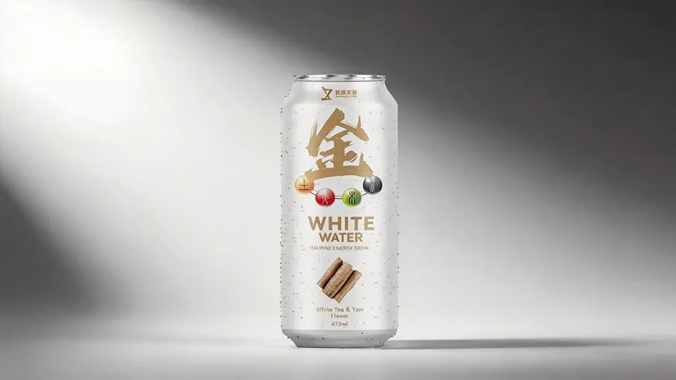 473ml white tea yam herbal energy drink aluminum can