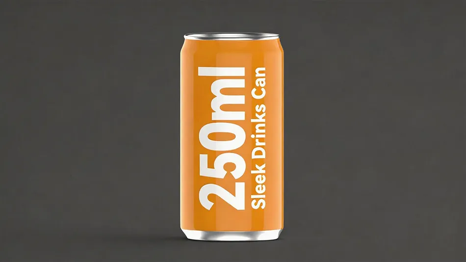 250ml sleek aluminum beverage cans for energy drinks