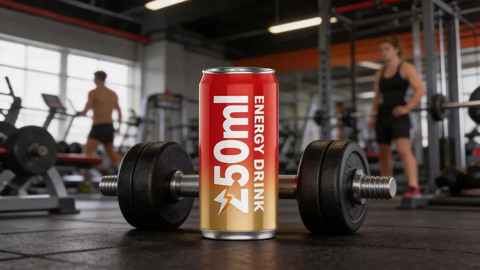 250ml sleek cans used for energy drinks packaging