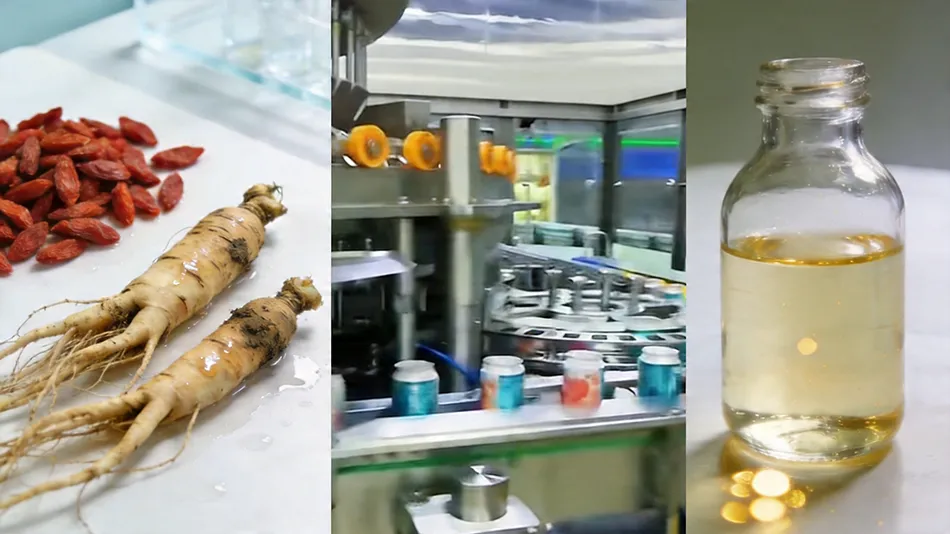 Advanced extraction of ginseng and goji berry for clean label herbal energy drink manufacturing