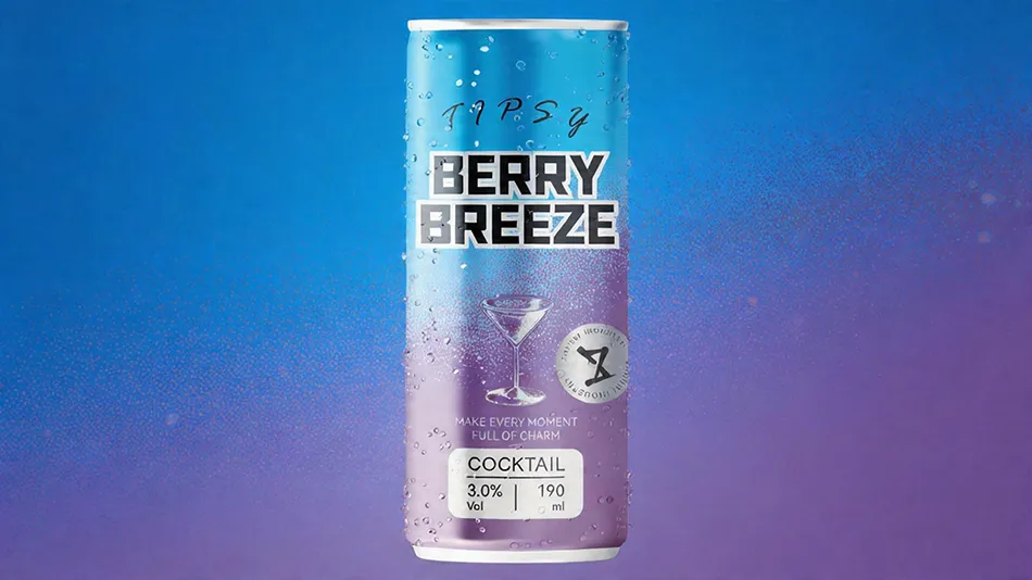 custom canned cocktail OEM private label aluminum cans