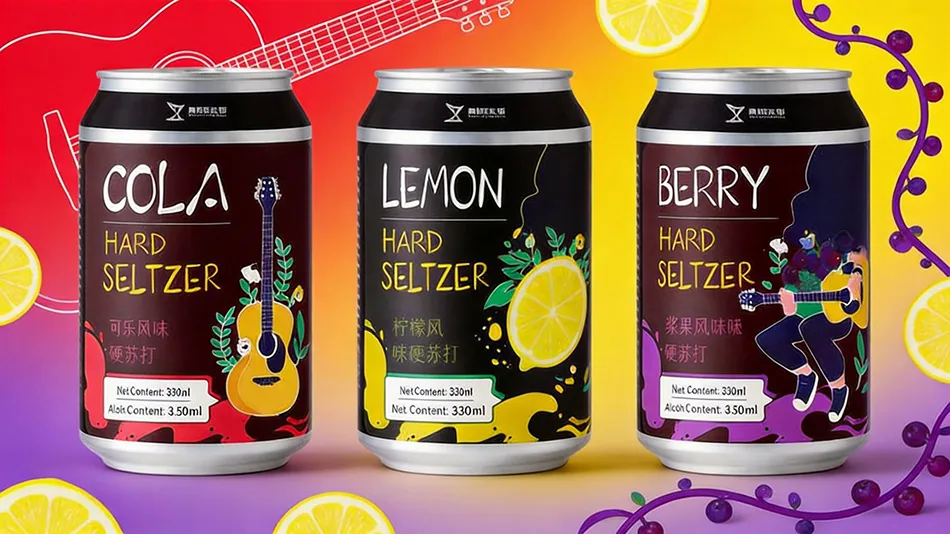 custom hard seltzer aluminum cans OEM private label
